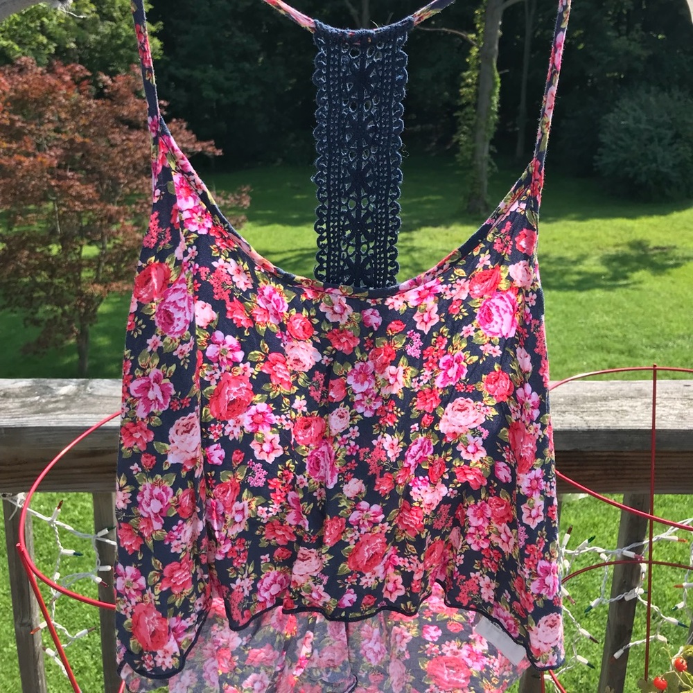 Abercrombie & Fitch floral tank top